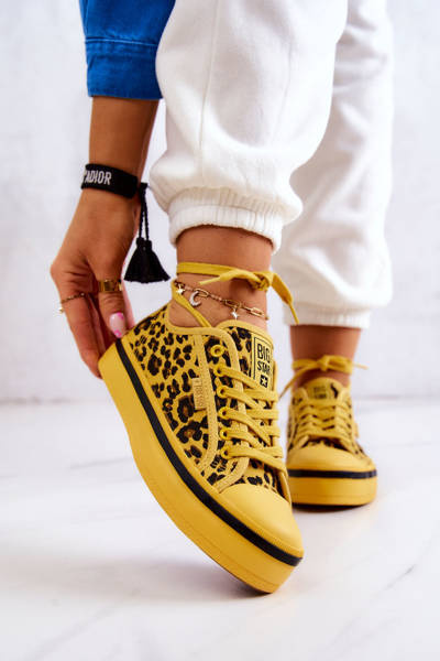 Baskets Femme Panther BIG STAR JJ274616 Jaune