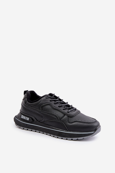 Sneakers Bărbați Încălziți Big Star OO174675 HI-POLY SYSTEM Negri