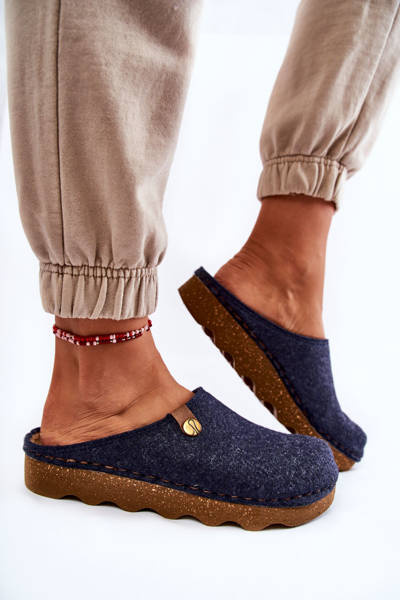 Domestic Slippers Prophylactic Slippers Inblu DK-08-041 Navy blue