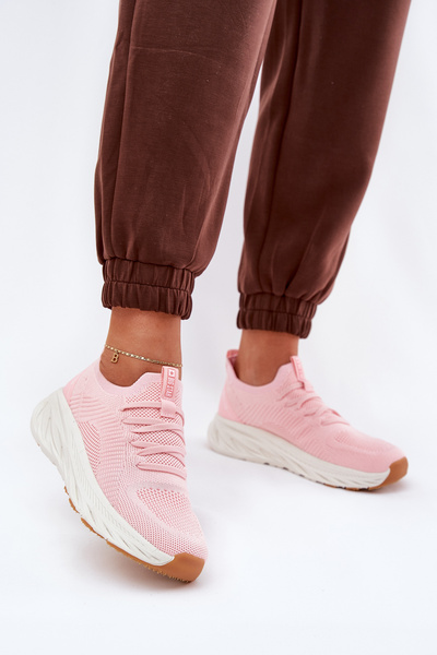 Baskets Sportives Confortables pour Femmes Big Star RR274A131 HI-POLY SYSTEM Rose