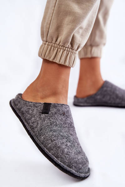 Chaussons classiques pour femmes Big Star KK276014 gris
