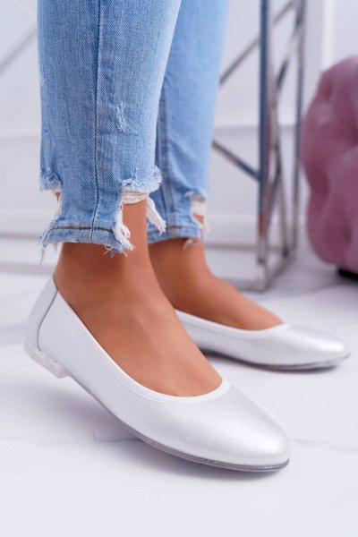 Ballerines Sergio Leone Silver Plex pour femmes