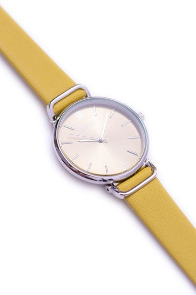 Ernest Yellow Damen-Nimm-Armbanduhr