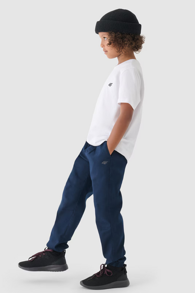 Pantalon de jogging décontracté lisse pour garçons 4F Marine 4FJWMM00TTROM0812-31S