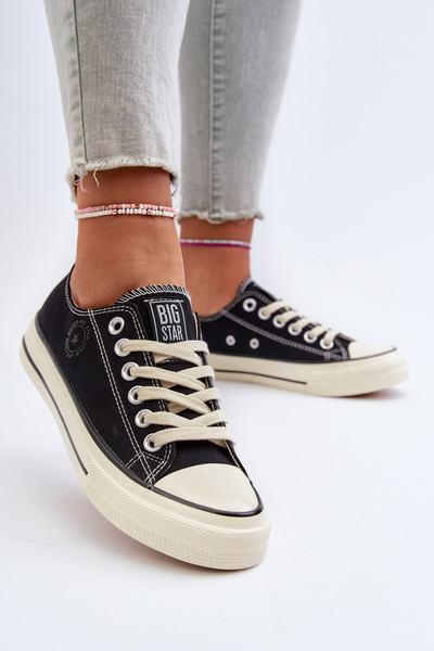 Niedrige Damensneakers Big Star NN274269 Schwarz