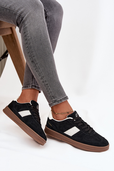 Bársony Női Sneakers Vinceza 14029 Fekete
