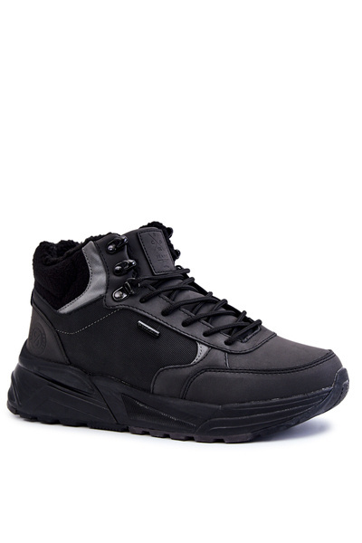 Chaussures de trekking chaudes pour hommes Cross Jeans KK1R4031C Noir