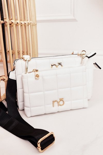 Sac messager matelassé multifonctionnel NOBO NBAG-K1300 Blanc