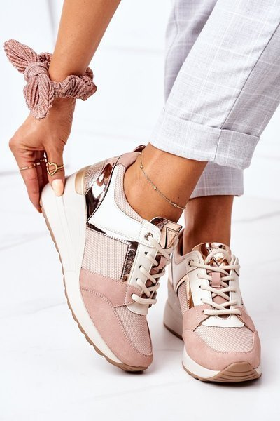 Vinceza 10606 Rosa Turnschuhe mit Absätzen