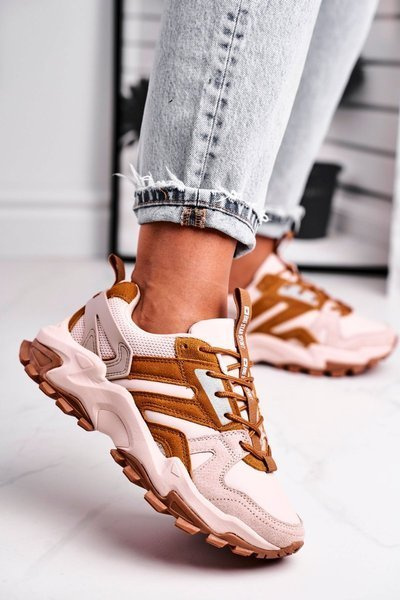 Adidaje pentru încălțăminte sport pentru femei Big Star Beige GG274664