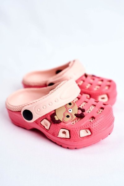 Children's Shoes Slides Crocs Red Sweet Teddy