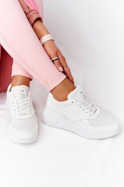Women’s Wedge Sneakers White Avery
