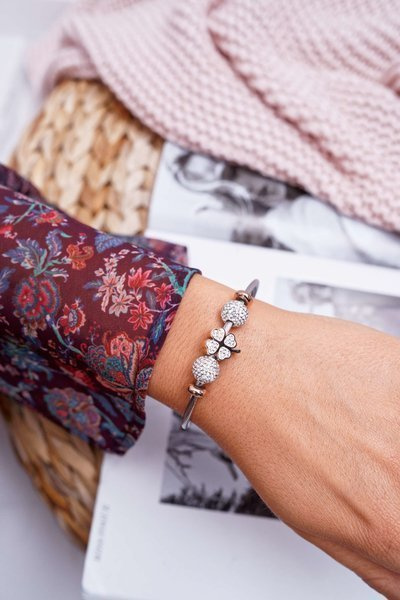 Rose Gold Zirkonia Damen Kleeblatt Armband Kirby