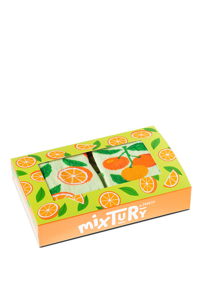 Zooxy mixTURY Orange 2 páros gyerekzokni készlet