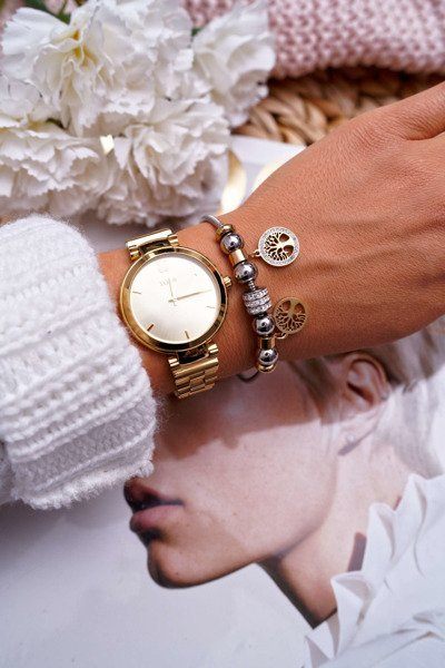 Brățară cu lanț pentru femei Arborele de viață Gold Gothal