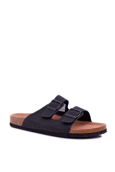 Vyriški šlepetės su sagtimis Big Star Black DD174605