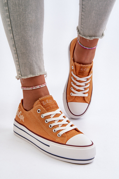 Női tornacipő vastag talpon Lee Cooper LCW-24-31-2216 Orange