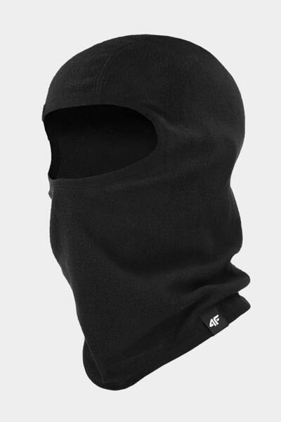 Mască de schi din micropolar unisex 4F 4FAW23ABALU017-20S Neagră