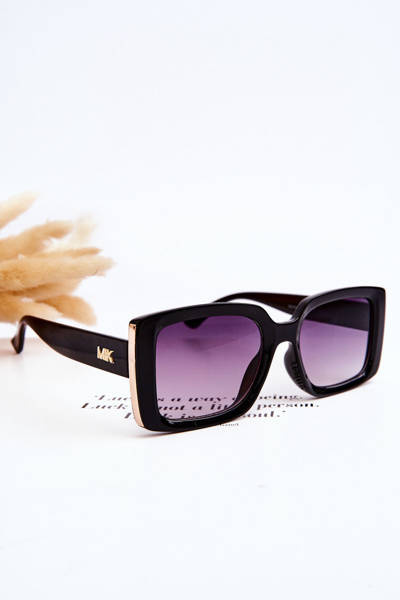 Ochelari de soare cu decorare M2366 Black Gradient Violet