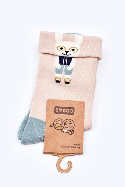 Children's Cotton Socks With A Rabbit COSAS Beige