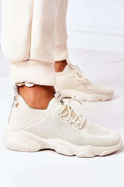Pantofii sport pentru femei adidași bej moda bej