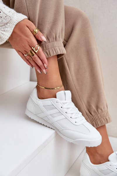 Niedrige Sneakers Damen Weiß Eezore