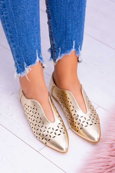 Lu Boo Gold Damen Slip-on Synthia Schuhe
