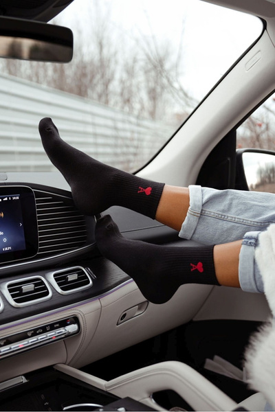 Chaussettes Femmes Amor Noires