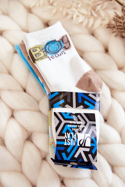 Lot de 5 chaussettes en coton pour enfants multicolores