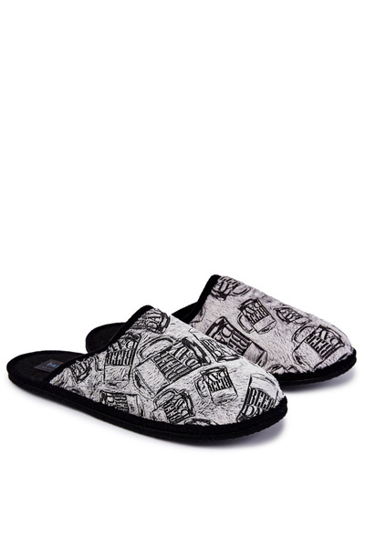 Férfi otthoni papucs Panto Fino KK167001 Szürke