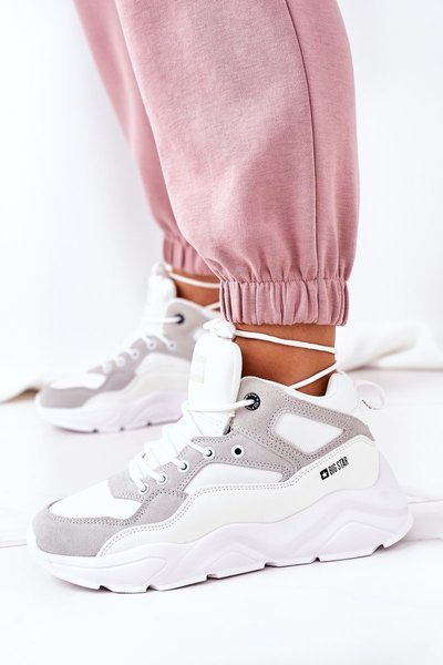 Chaussures de sport pour femmes Big Star GG274643 blanc