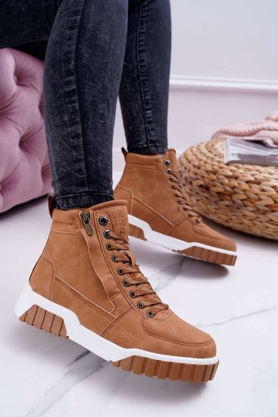 Női sportcipők Big Star High Camel EE274224