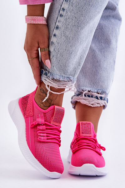 Női felbújós sportcipők Neon Pink Hold Me!