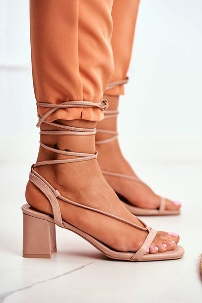 Sandales à talons aiguilles pour femmes Morning Beige