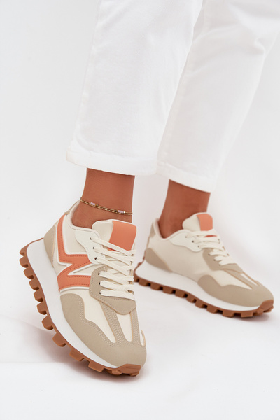 Damen Beige Sportschuhe Kalelia