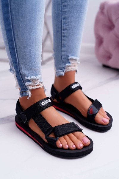 Sandales Velcro Big Star pour Femme Noir DD274A282