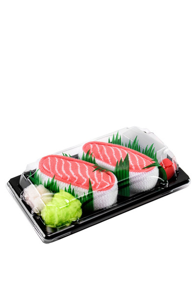 Rainbow Socks Sushi 1 pereche somon