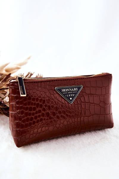 Kleine Kosmetiktasche Monnari CSM0070-017 Braun
