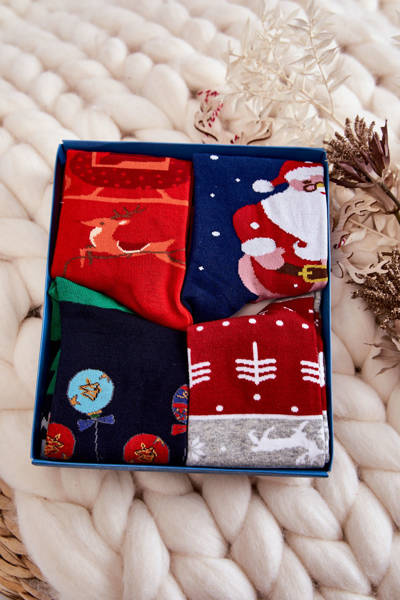 Lot de chaussettes de Noël Cosas pour hommes Mix 4