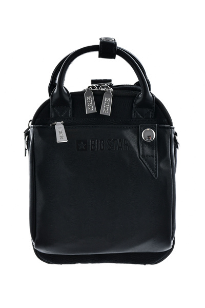 Big Star Leder 2in1 Rucksacktasche LL574049 Schwarz