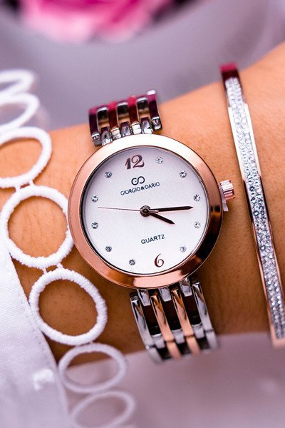 Montre Femme Giorgio & Dario Argent Cuivre Fargin