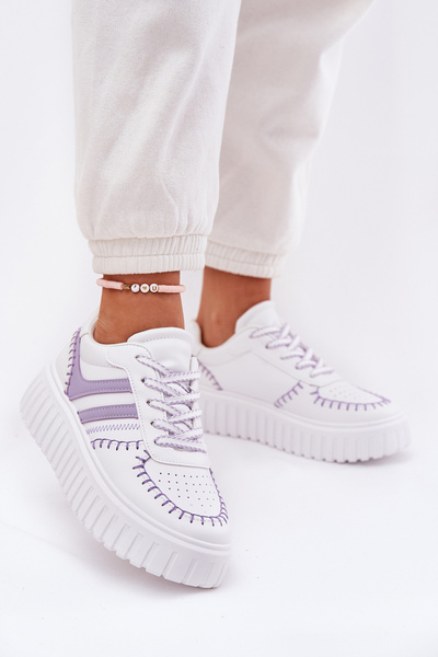 Női Sneaker Platformon Lila Ofenale