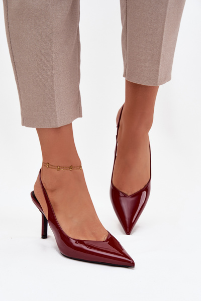Lackierte High Heel Pumps Bordeaux Phelia