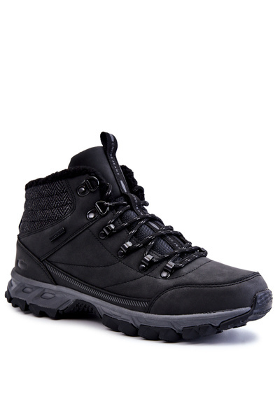 Bottes chaudes pour hommes chaussures de trekking Cross Jeans KK1R4022C noir