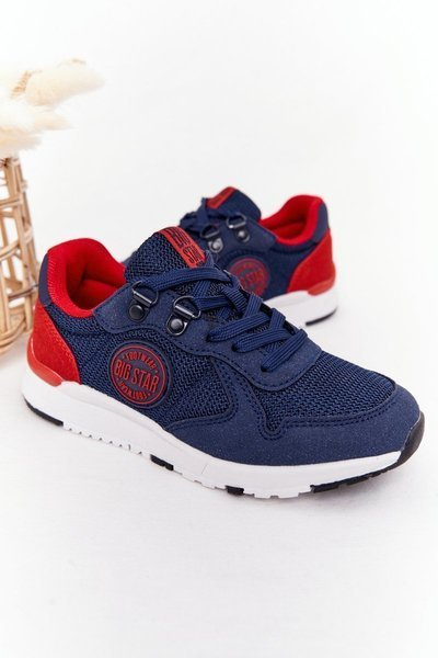 Kinder Sportschuhe Memory Foam Big Star HH374175 Marineblau