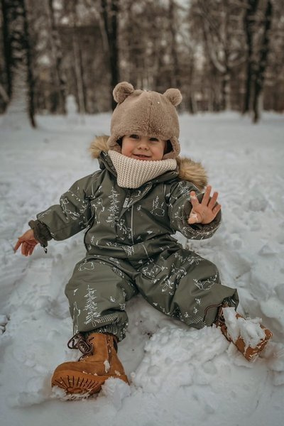 Bottes Trappeuses Enfant Avec Fermeture Éclair Camel Dexter