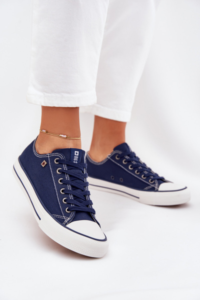 Damen Niedrige Sneakers Big Star DD274A235 Dunkelblau