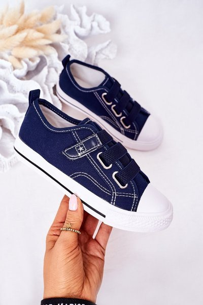 Kinder Klettverschluss Turnschuhe Navy Avengers
