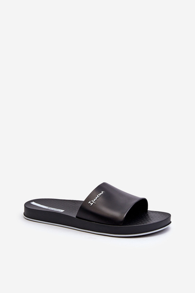Tongs en caoutchouc pour hommes 82832 Ipanema Slide unisexe noir