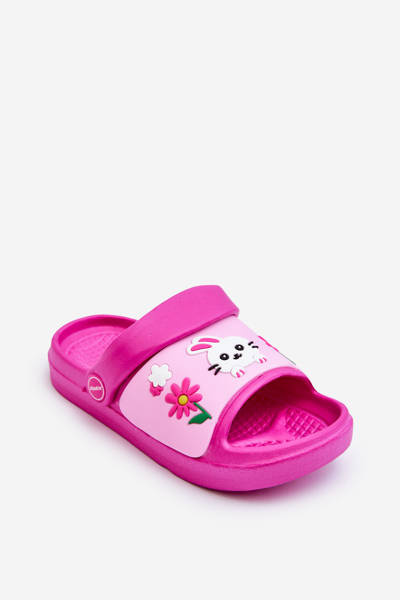Sandales Claquettes Légères Pour Enfants À Motif Animal Fuchsia Rico